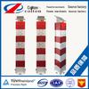LED Anti-Collision Solar Warning Bollard with Steel Pipe Column