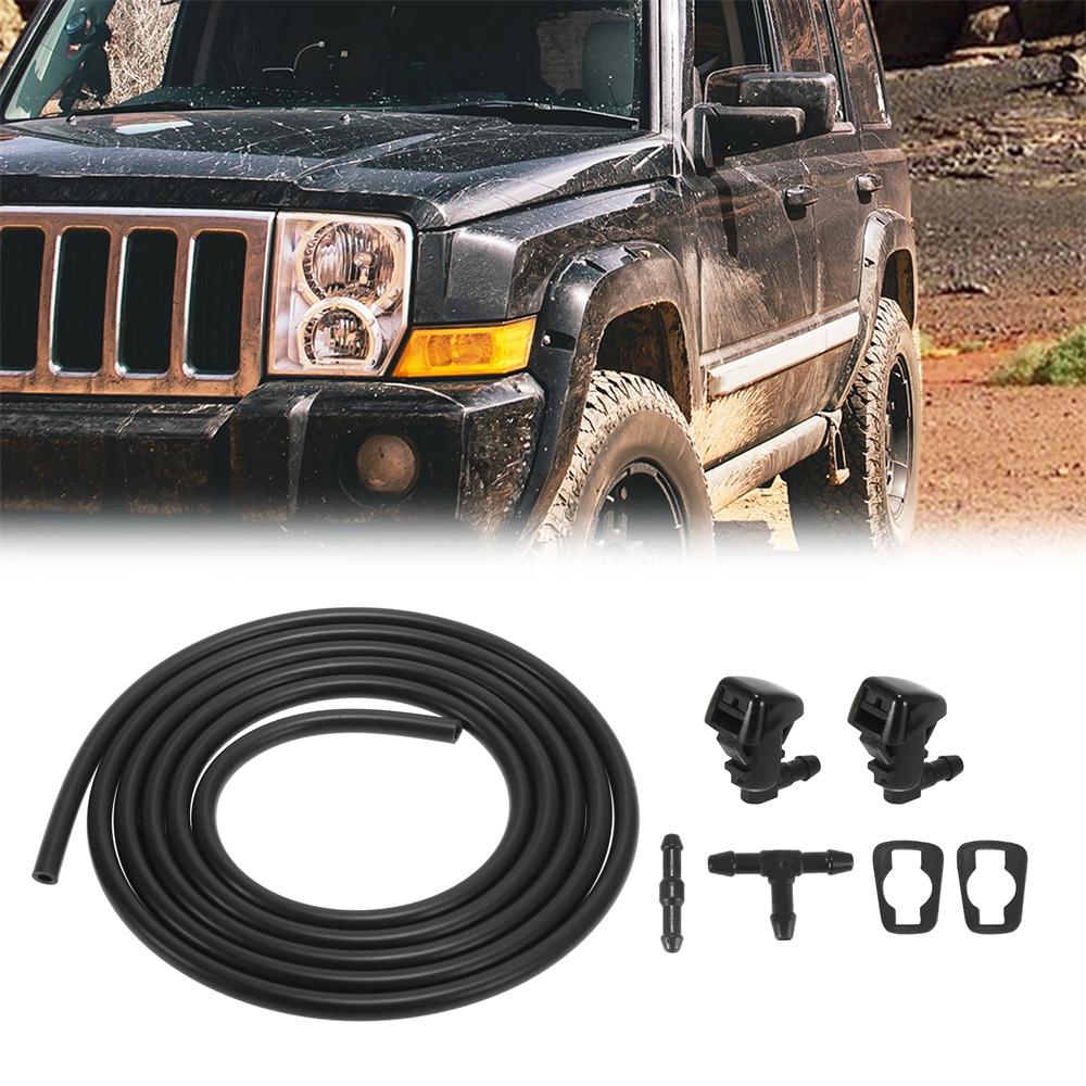 Windshield Washer Nozzle Hose Kit For 05-16 Jeep Grand Cherokee Chevrolet Malibu