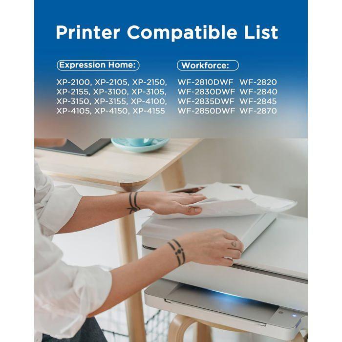 Cartouche d'encre - TRAHOO - 603XL - Compatible Epson - 10 Packs - Multi-couleurs