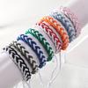Handwoven Two-Tone Rope Bracelet for Women - Simple and Vacation Style, No Plating or Mosaic, Versatile Bracelet for Daily Wear and Holiday Outings