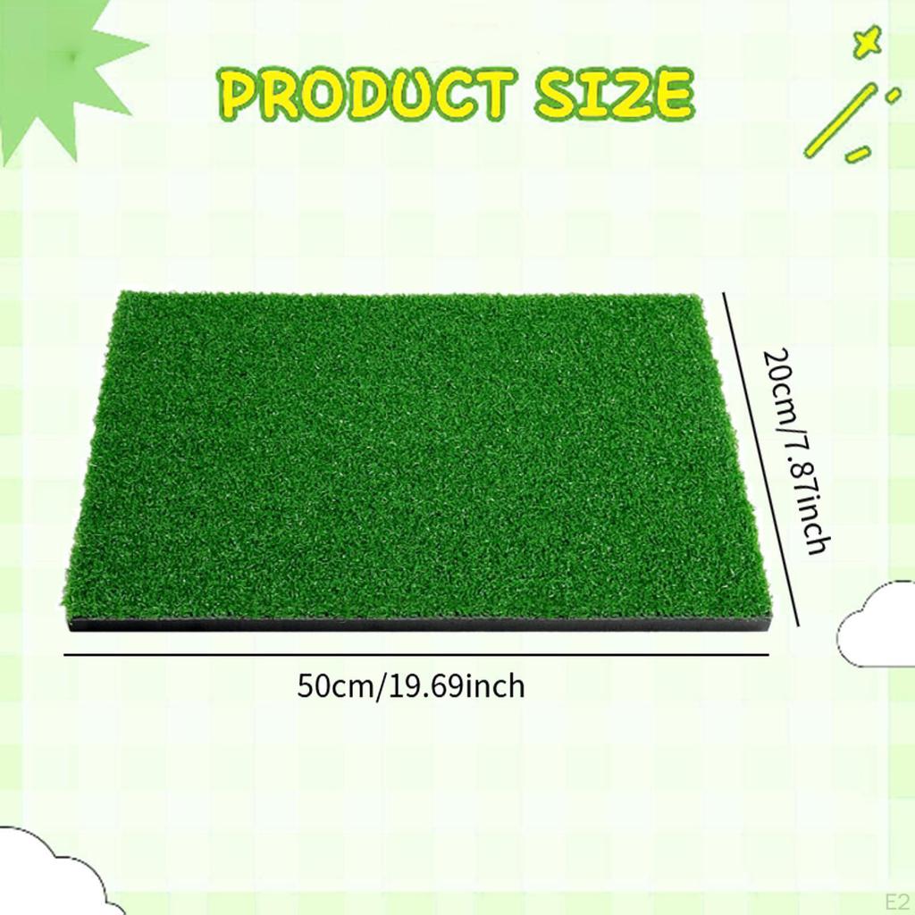 Golf Hitting Mat Accessories Wear Resistant Swing Practice for Garage Garden Outdoor Parks