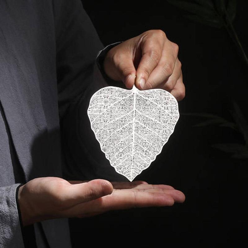 1PC Stainless Steel Tea Infuser Leave Shape Bodhi Tea Filter Kung Fu Tea Infusers Access Hollow Out Leaves Strainer Drinkware