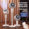 360 Circulation Quiet Powerful Floor Fan,Standing Smart Fans,Vertical Fan with Remote Control Adjustable Height(Charging Type)