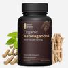 Hills and Soulful Organics Ashwagandha Kapseln 1000mg pro Portion | Hochdosiertes Ashwagandha-Wurzelpulver Nahrungsergänzungsmittel | Unterstützt Stressbewältigung
