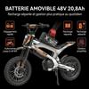 Kukirin X1 - Moto tout-terrain électrique - Moteur 2000W - Batterie 48V 20.8Ah - Vitesse Max 50km/h