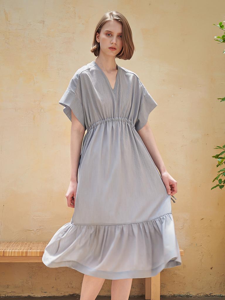 Acud V Neck Relaxed Strap One-Piece_Mint