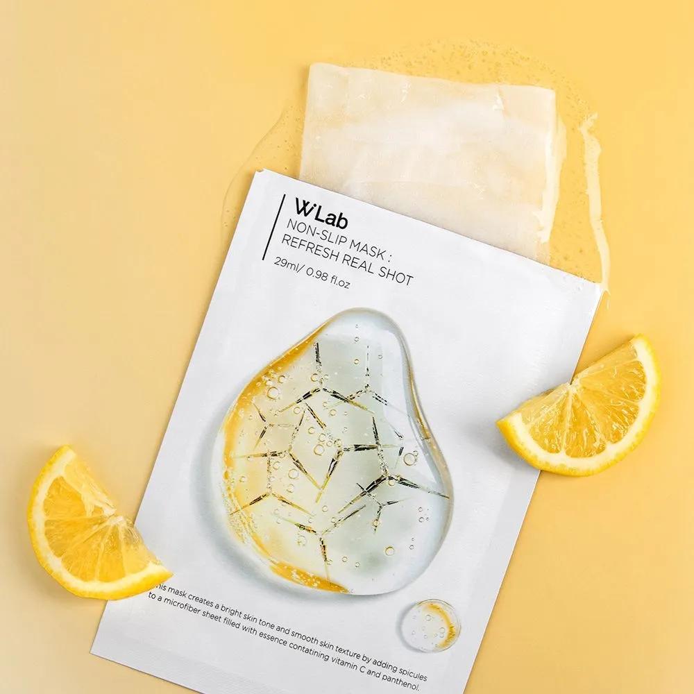 WLab Non-Slip Mask Refresh Real Shot 5-Pack