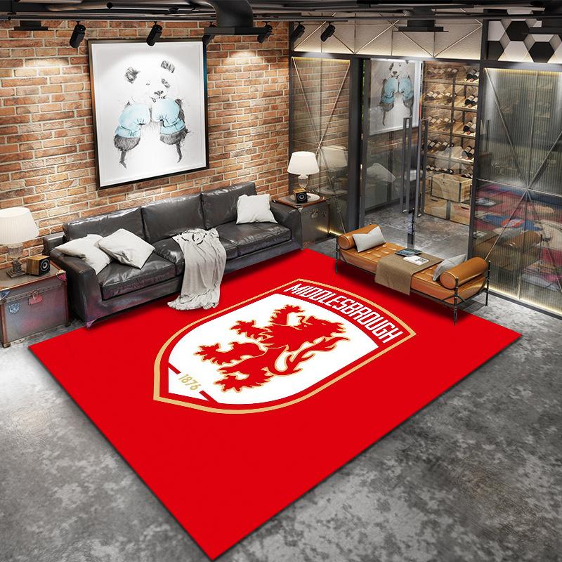 Middlesbrough Carpet Rug for Living Room Bedroom Home Sofa Decoration,Kids play Nonslip Floor Mat