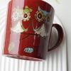 Vintage Owl Ceramic Mug Large Capacity V Shape Coffee Cup Ins Style Forest Theme