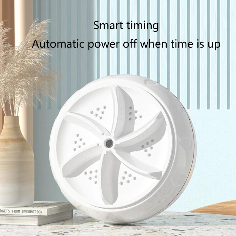 Portable Turbo Washers Mini Washing Machine Ultrasonic Turbine Washing Machine with USB Powered Travel Washers Cleaner