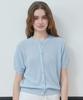 Itov Seoul Puff Short Sleeve Cardigan Sky Blue