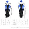 Mask Fin Snorkel Set Snorkel Gear for Adult Panoramic View Snorkel Mask Adjustable Dive Flipper Dry Top Snorkel and Travel Bag