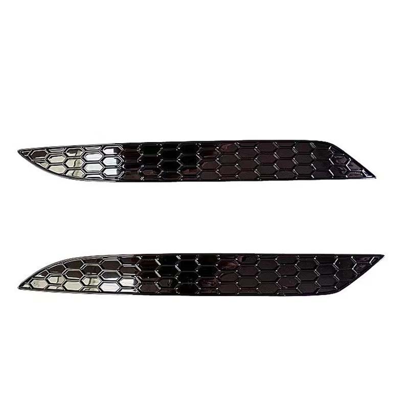 

Gloss Black Rear Bumper Reflector ert Set Honeycomb For Volkswagen Golf 7.5 GTI GTD R R-Line Hatchback Facelift 2017- чорний