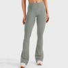 Women's Minied Flared Leggings, Hidden Tight-fitting Pants, Seamless Workout Butt-lifting Compression Flared Pants