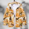 Boys 3D Animal Dinosaur Coat Long Sleeve Fall Winter Active Streetwear Cool Kids 3-12 Years