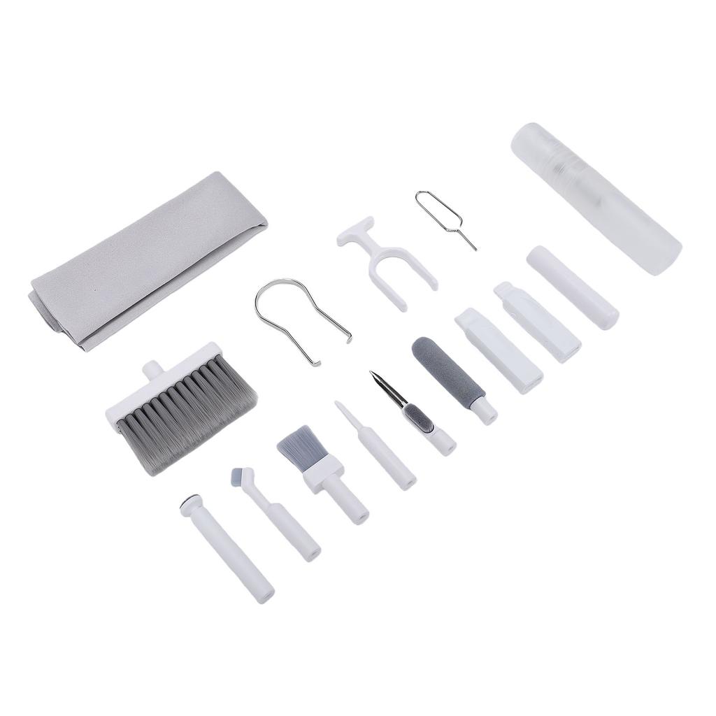 Keyboard Wrist Rest with Cleaning Kit Ergonomic Soft Sponge Keyboard Wrist Support Pad and Electronic Cleaning Kit White