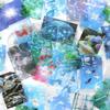 15pcs/lot Memo Pads Material Paper White Sun Mirage Junk Journal Scrapbooking Cards Background Decoration Paper