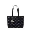 MLB Vintage Monogram Tote Bag - Large Capacity NY Jacquard Logo Handbag (Couple Style)