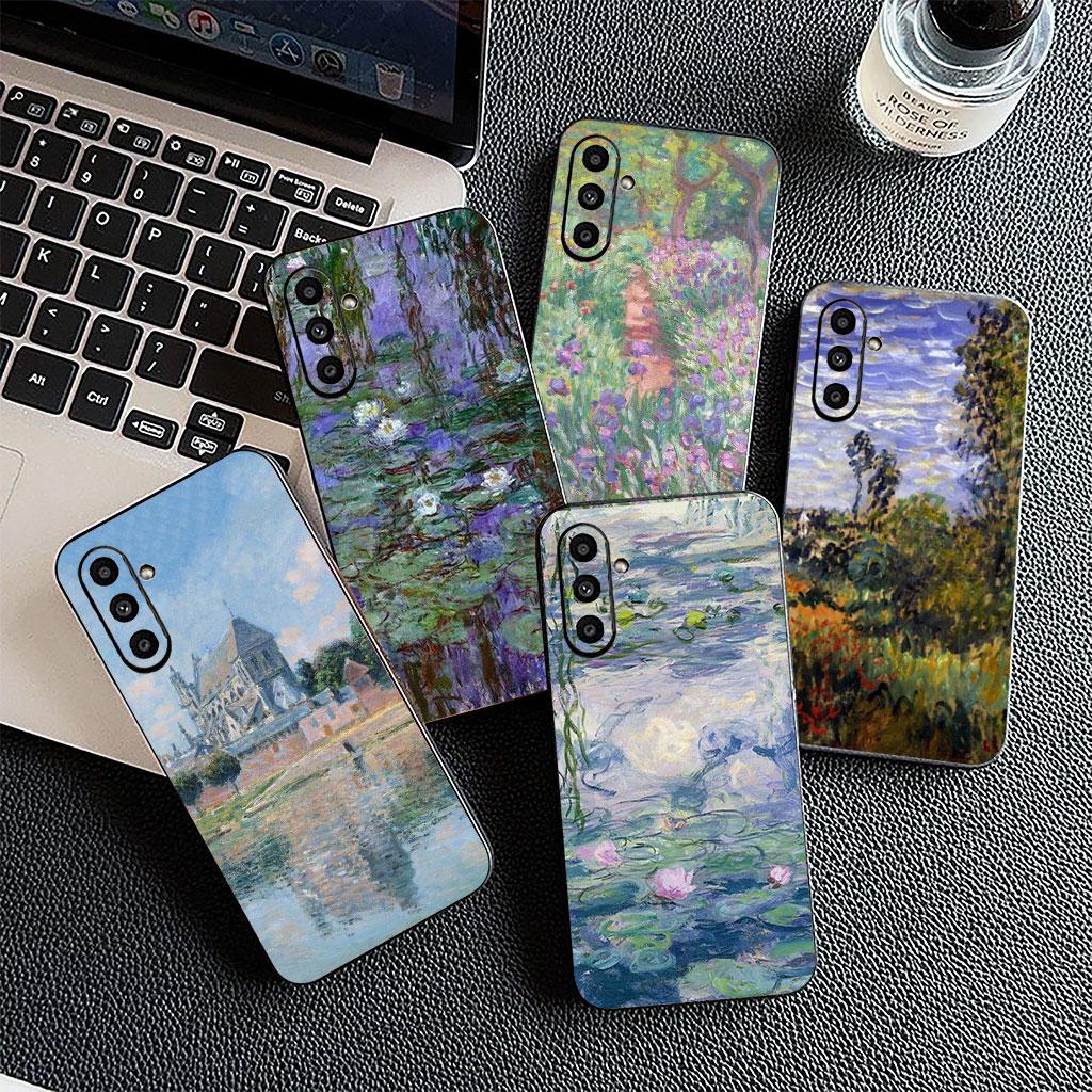 For Motorola Moto Edge 70 60 Fusion NEO Pro G Stylus G56 G57 G86 G96 G52 G04 G05 20 Case Claude Monet Impressionism Painter Art