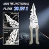 Electrician Wire Crimper Peeler Pliers Cables Stripping Multifunctional Press Plier Terminal Crimping Gross Side Cutting Tool