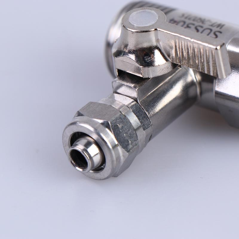 1 Set Tap Tee B Cold  Water Pipes Home Accessories 1/2" To 1/4"3/8" With Shut-Off Ball Valve Ro Feed Water Adapter