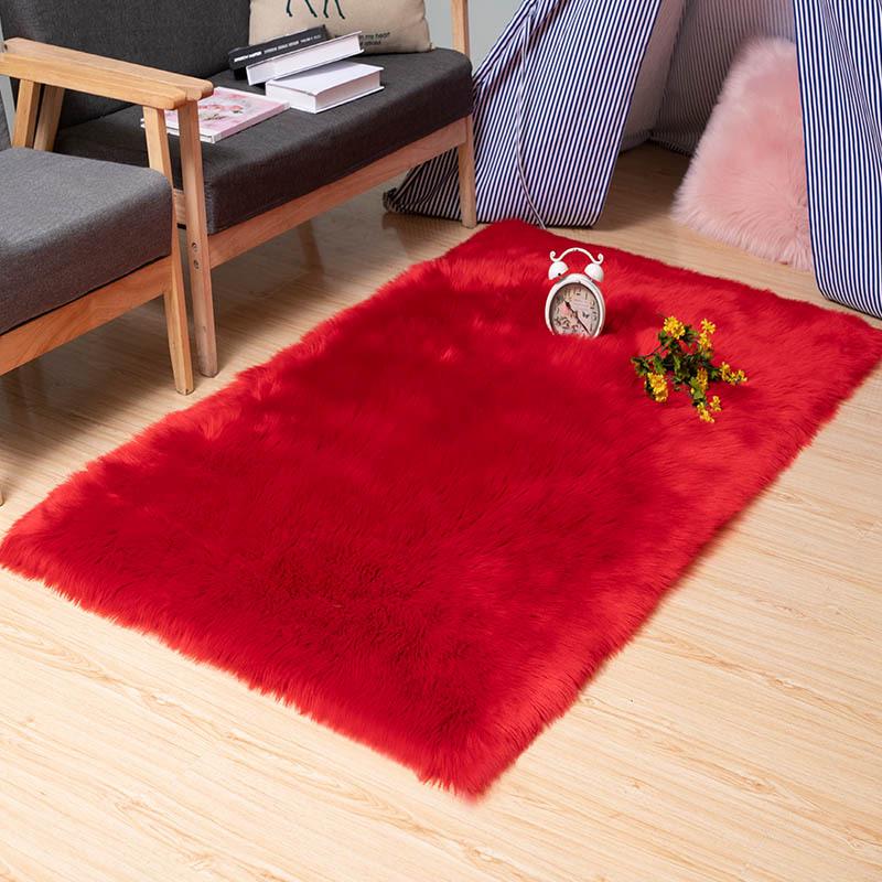 Australischer Langflor-Teppich - Rutschfeste Fußmatte für Wohnzimmer, Schlafzimmer oder Erker
