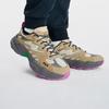 Fila Fern Series Fern Grass Shoes Fabric Cow Split Leather Synthetic Leather Low Top Dad Shoes Men Sneaker Oyster-Gray F12M331101FOI