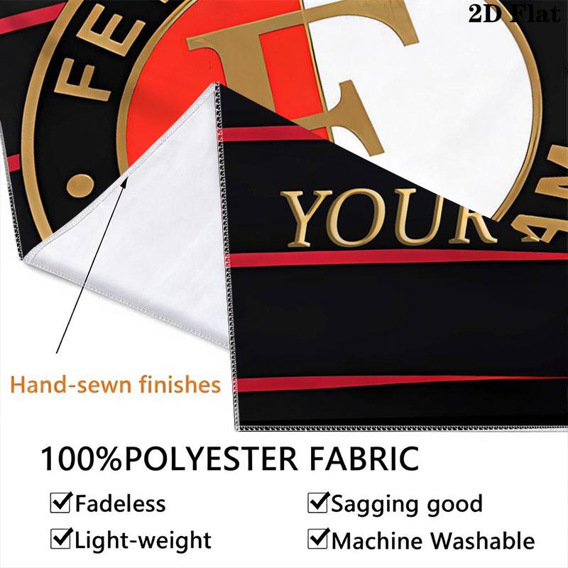 Custom Feyenoord Wall Hanging Printed Fabric Blanket Decorative Tapestries for Bedroom Living Room Home Decor