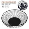 Snack Storage Basket Fruit Display Bowls Kitchen Decorate for Metal Holders Countertop Iron Table Baby Wire Baskets