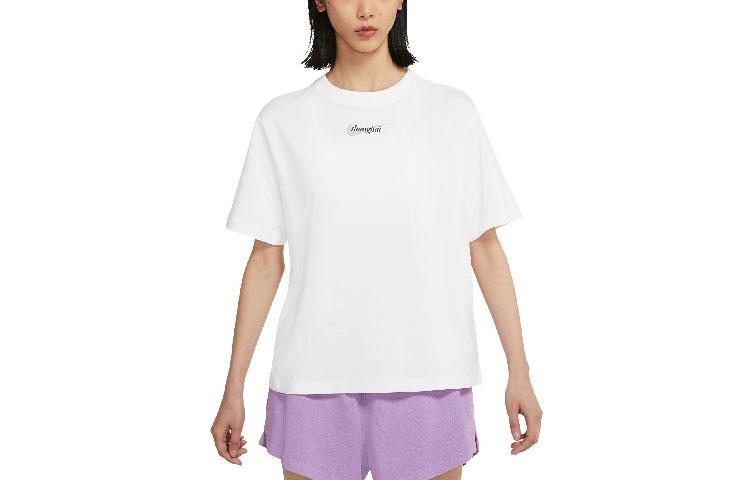 Nike Sportswear T Shirts Women s White Crew Neck Moderate Other DM3554-100 XXL