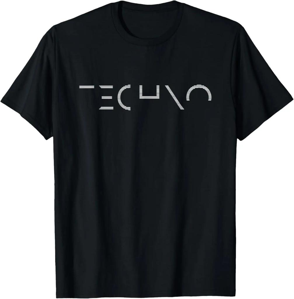 Musica Techno Design Minimalista Per Dj Festa Rave Festival T-shirt Kawayi Maglietta Divertente Unisex Estate Streetwear Top Camicie