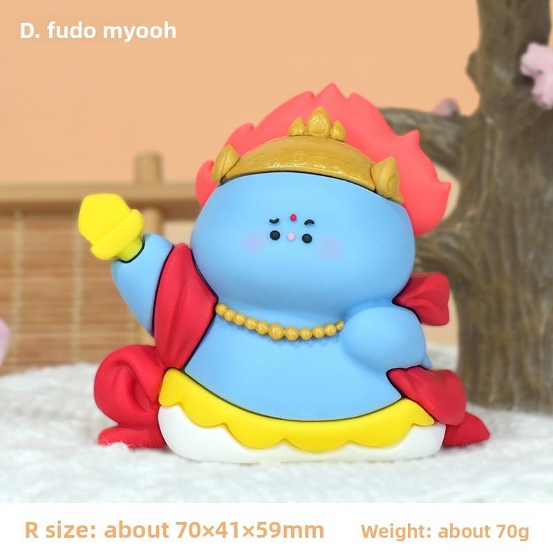 Relating To The Little Bodhisattva Figurine, This Cute Little Figurine Is A Cartoon Gift Made of Resin, and It Is A Shockproof Toy.