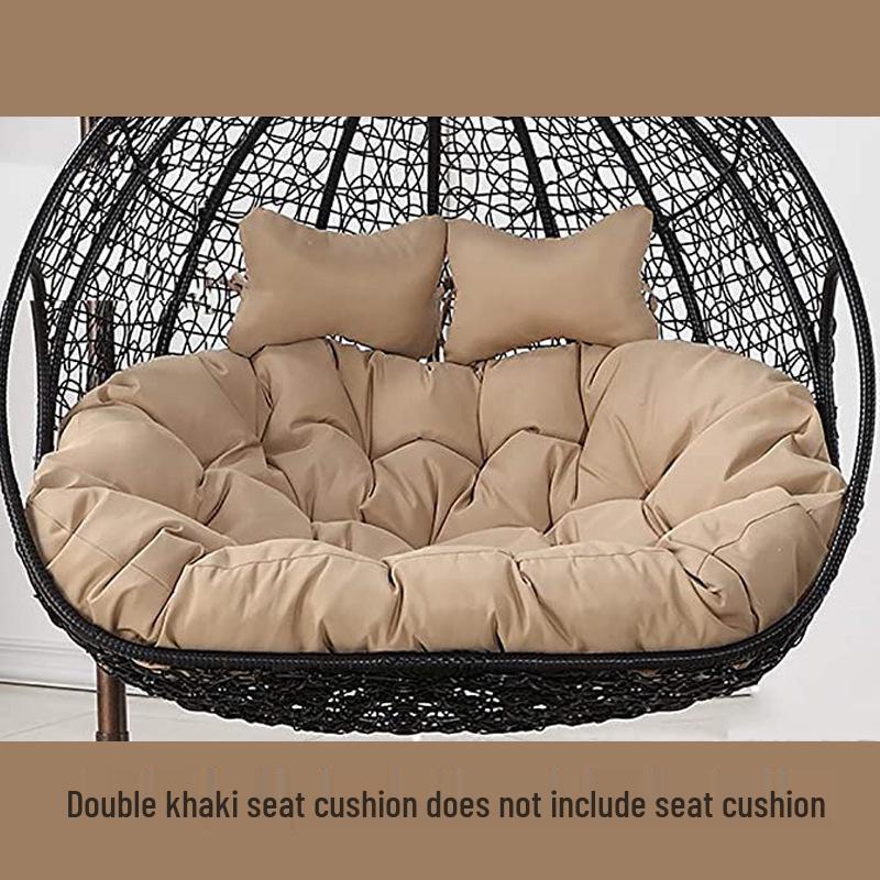 Double Hammock Hanging Chair Cushion - Thick, Washable Rattan Chair Cover for Autumn