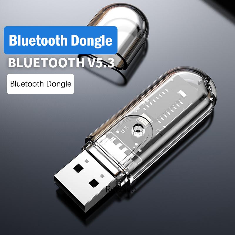 Usb Bluetooth 5.3 Adapter Computer Wireless Bt Music Audio Receiver Connector For Car Computer Speaker Headset