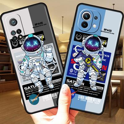 Pouzdro pro Xiaomi Mi Poco X3 NFC F3 11 Lite 5G NE 11T Pro 12 12X Note 10 9T 10T 11i A2 8 Módní Cool Astronaut Měkký Kryt na Telefon