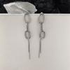 New Women's Earrings Europe and The United States Exaggerated Street Personality Fashion Trend Hip Hop Earrings