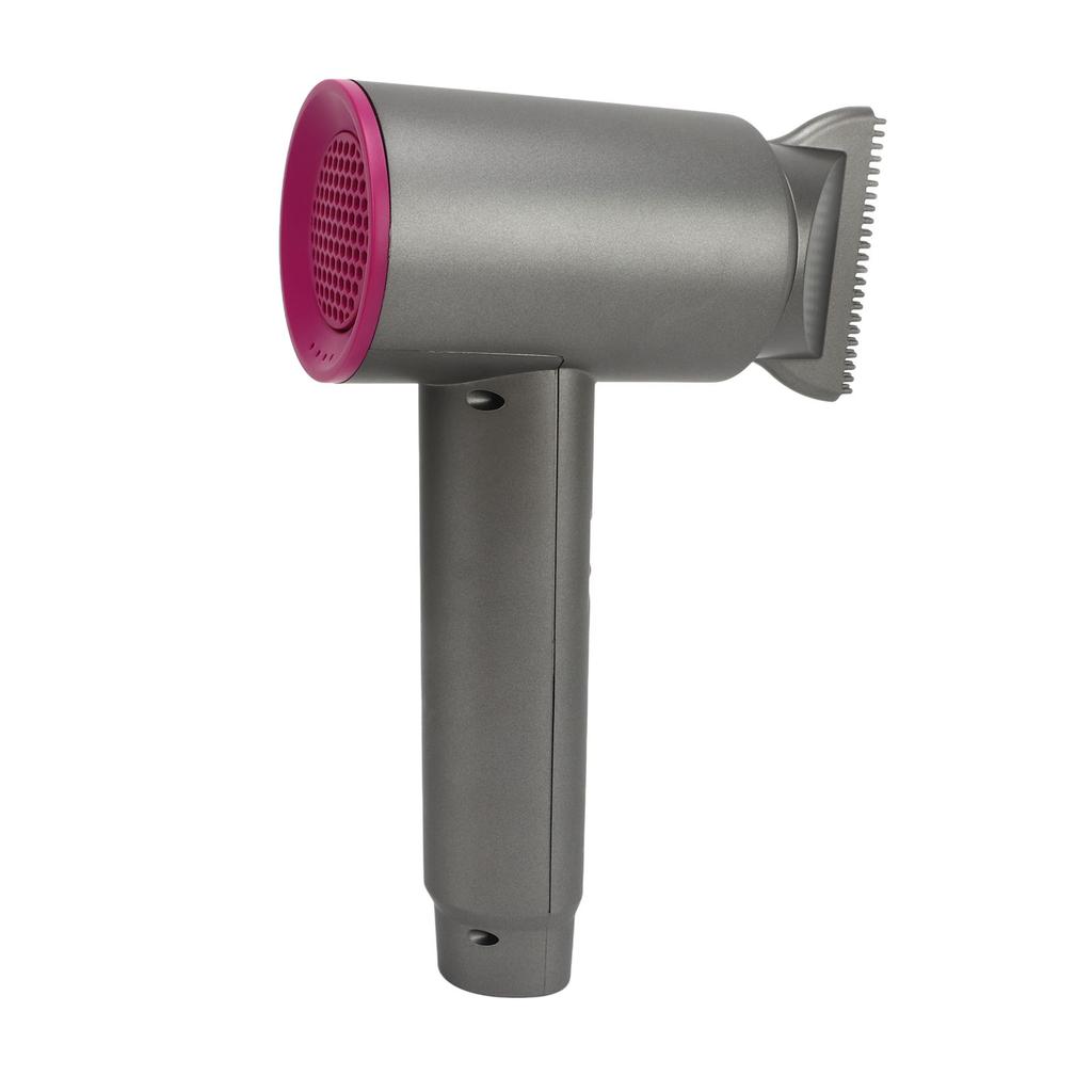 Cordless Handheld Hair Dryer Portable Rechargeable Cold Hot Blow Dryer for Home Travel Gray 100‑240V US Plug