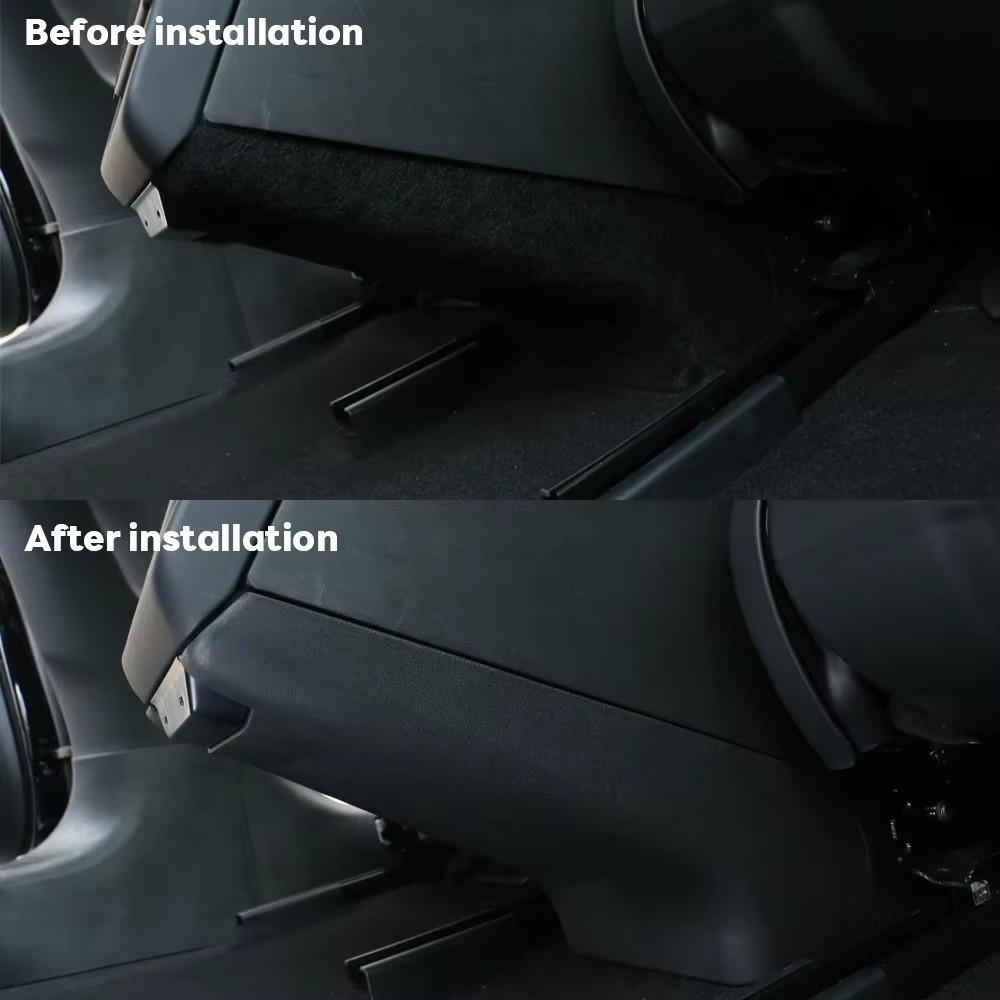 Central Armrest Box Rear Seat Child Anti-Kick Board for Tesla Model 3 Highland 2025 Rear Seat Screen Lower Protective Cover