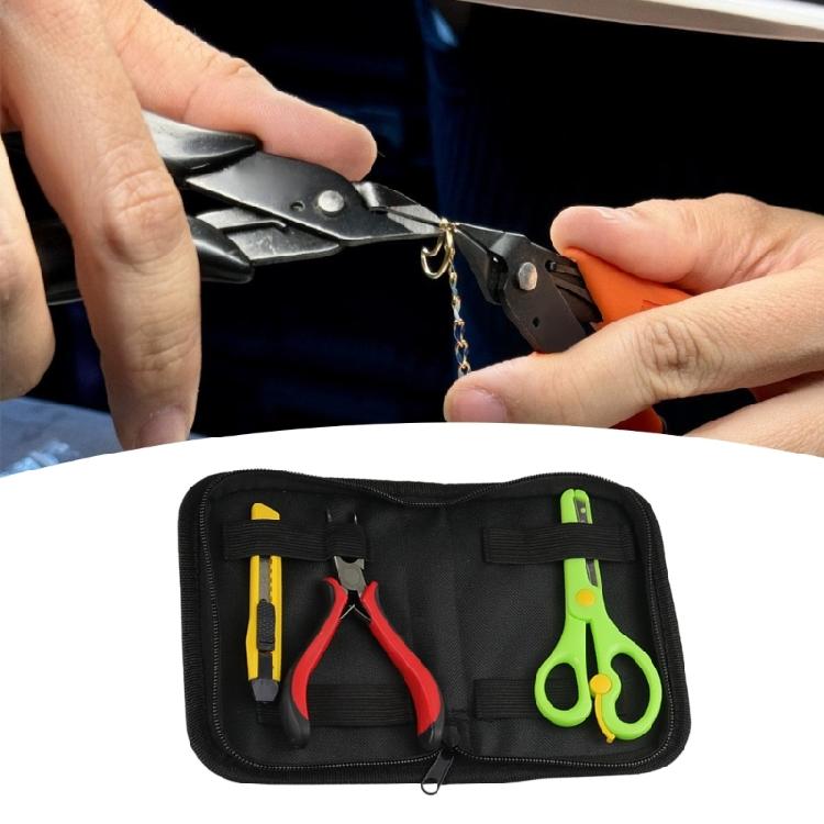 Artificial Leather Pliers Tool Kits Bag Tool Pouch for Jewelry Creators Keep Pliers and Scissors Protected
