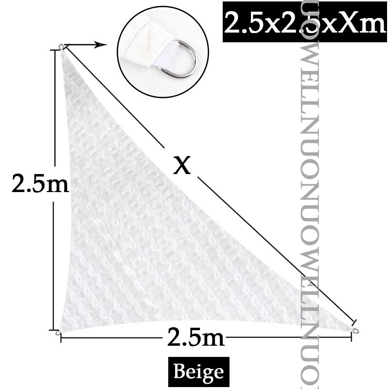 Customize White Color HDPE Sunshade Net Outdoor Swimming pool Patio Sun Shelter Sail 95% Shade Rate Amusement Park Shading Nets