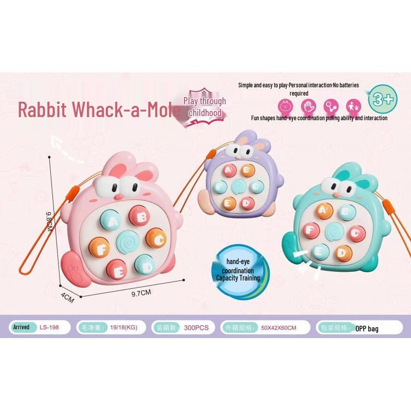 Interactive Whack-a-Mole Puzzle Toy for Early Childhood Development