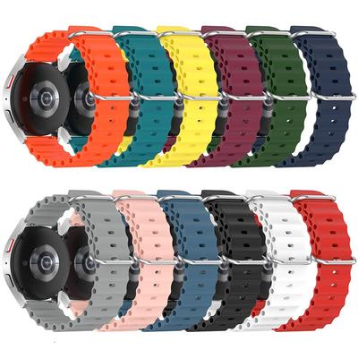 20mm 22mm Ocean Starp per Samsung Galaxy Watch 3 Active 2 Gear S3 cinturino in silicone per Huawei Watch GT 3/2 42mm 46mm