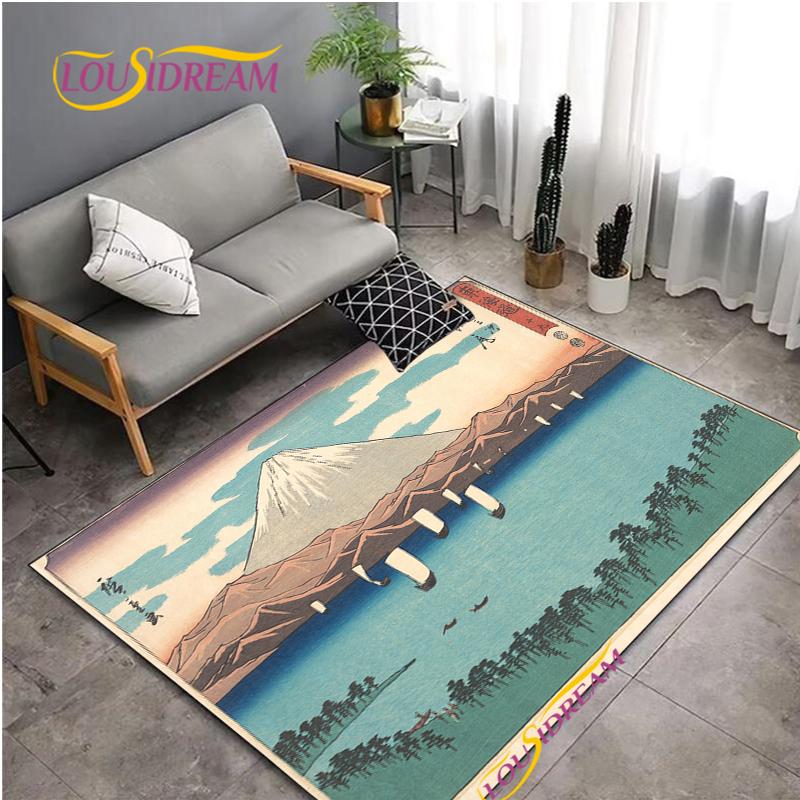 Fashion Van Gogh Art Carpet for Living Room Bedroom Rugs Kitchen Kids Door Un-slip Floor Mats Alfombra Birthday gift Poster Mat