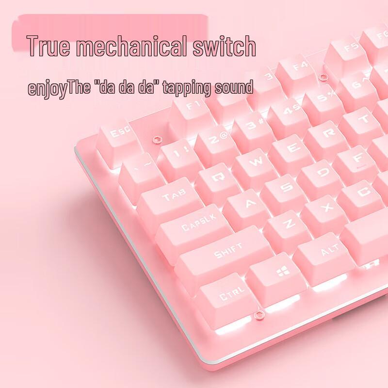 Qianxingzhe 912 Clavier Mécanique Filaire Steampunk