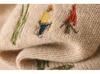 2026 Autumn/Winter Pure Wool Knit Cardigan with Lurex Cactus Embroidery