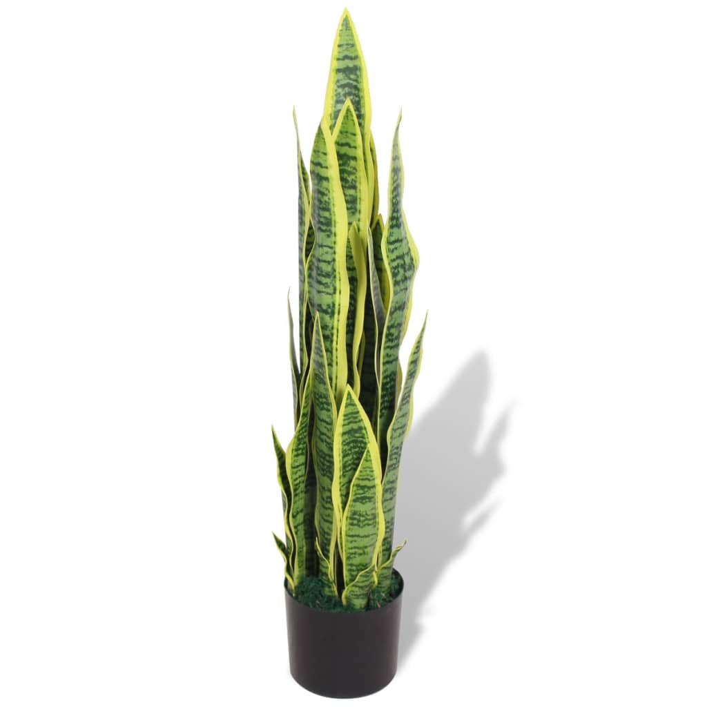 Vidaxl Sztuczna Sansewieria Z Doniczką, 90 Cm, Zielona
