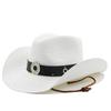 Hot Sale Universal Wide Belt Western Cowboy Hat Wide Brim Fedora Cowboy Hat Sun Hat Travel