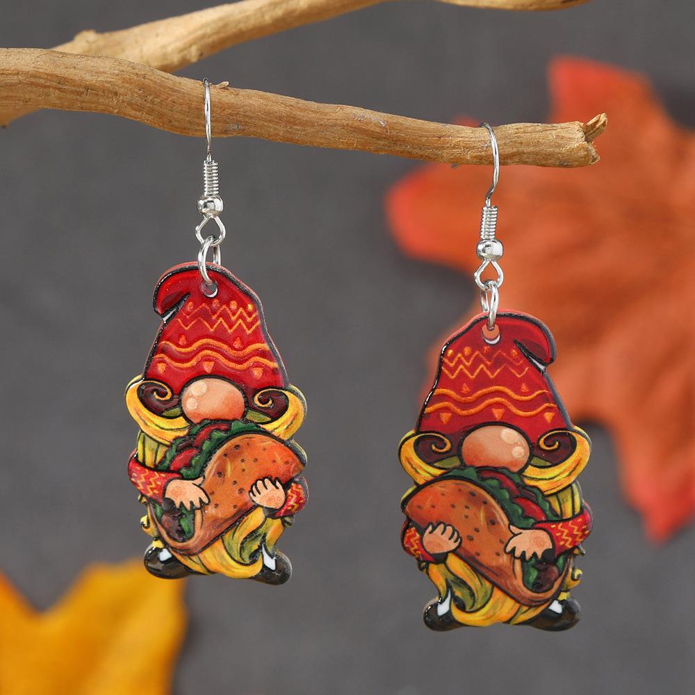 Carnival 5.5 Festival Acrylic Earrings: Mexican Dwarf Guitar Fashion Accessory