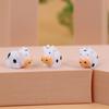 Creative Resin Cow Figurine – Cartoon Animal Craft Kit for DIY Decor, Gifts, and Handmade Projects