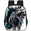 Dinosaur Rex Backpack, 15-Inch Single-Layer Student Double-Layer Large-Capacity Backpack